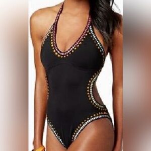 Bar III - One Piece Black Swimsuit